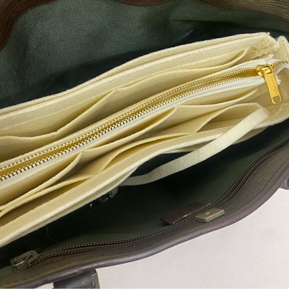 GUCCI GG Pattern Pvc/Leather tote Bag 💼 - Picture 15 of 17